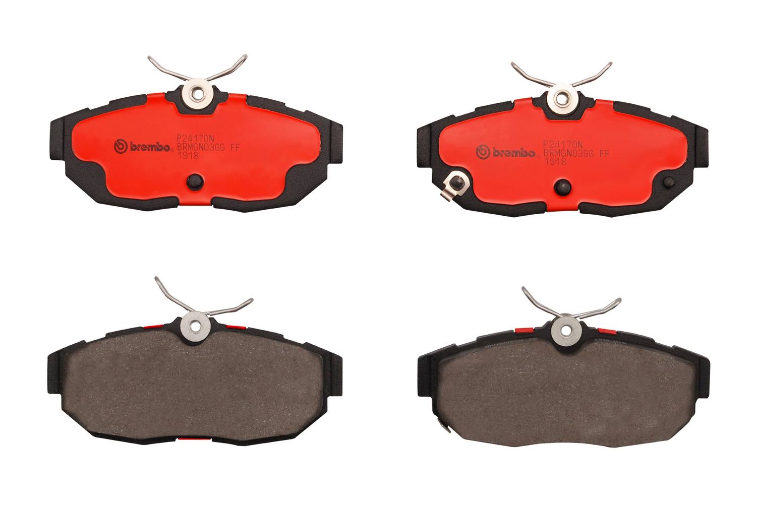 Ford Disc Brake Pad Set - Rear (Ceramic) DR3Z2200C Brembo