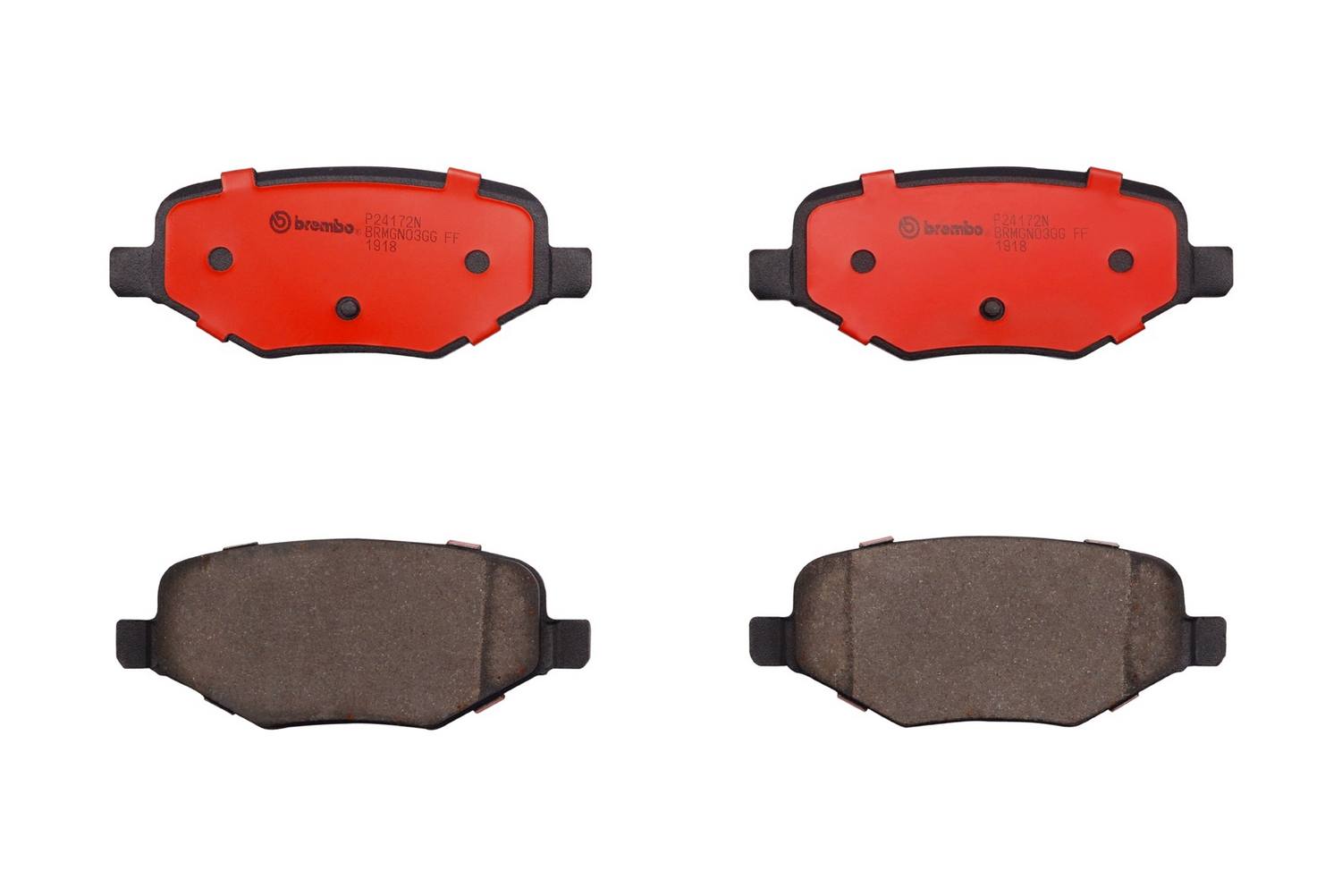 Ford Lincoln Disc Brake Pad Set - Rear (Ceramic) FG1Z2200A Brembo