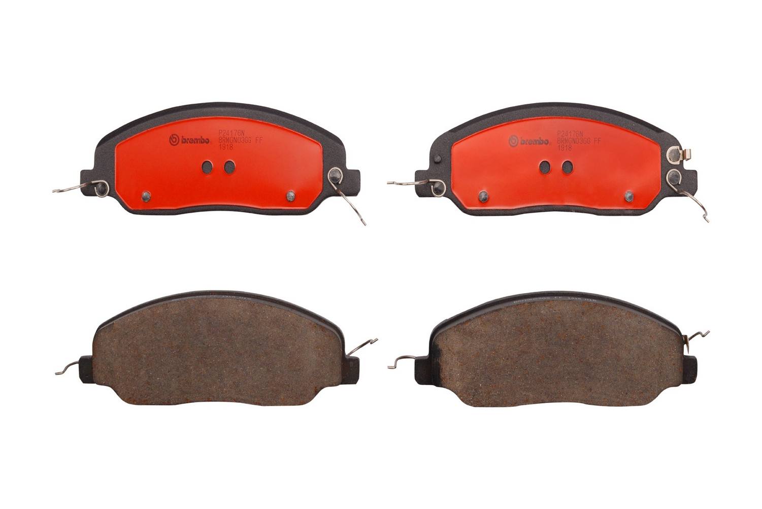 Ford Disc Brake Pad Set - Front (Ceramic) CU2Z2V001F Brembo