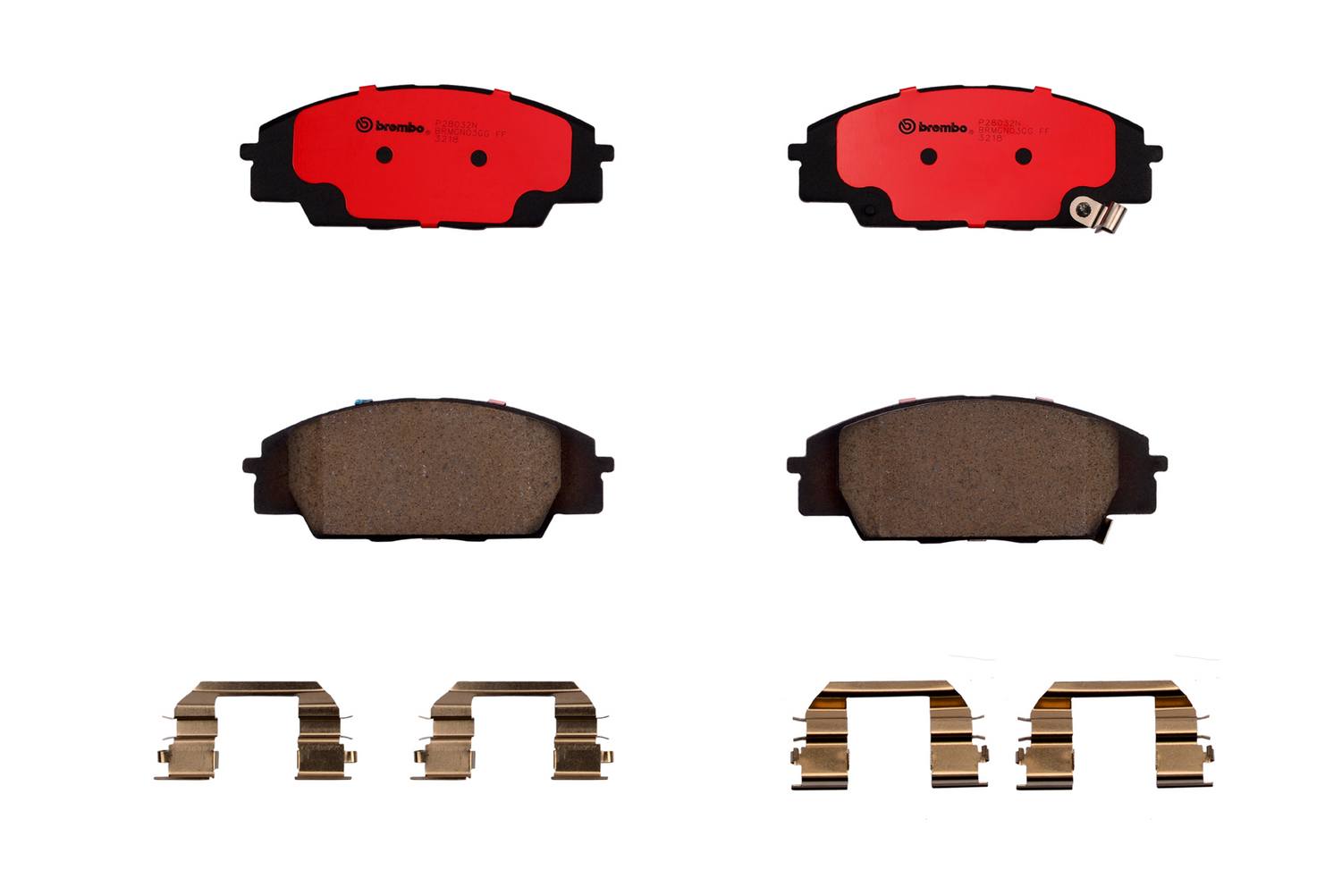 Honda Acura Disc Brake Pad Set - Front (Ceramic) 45022SVBA02 Brembo