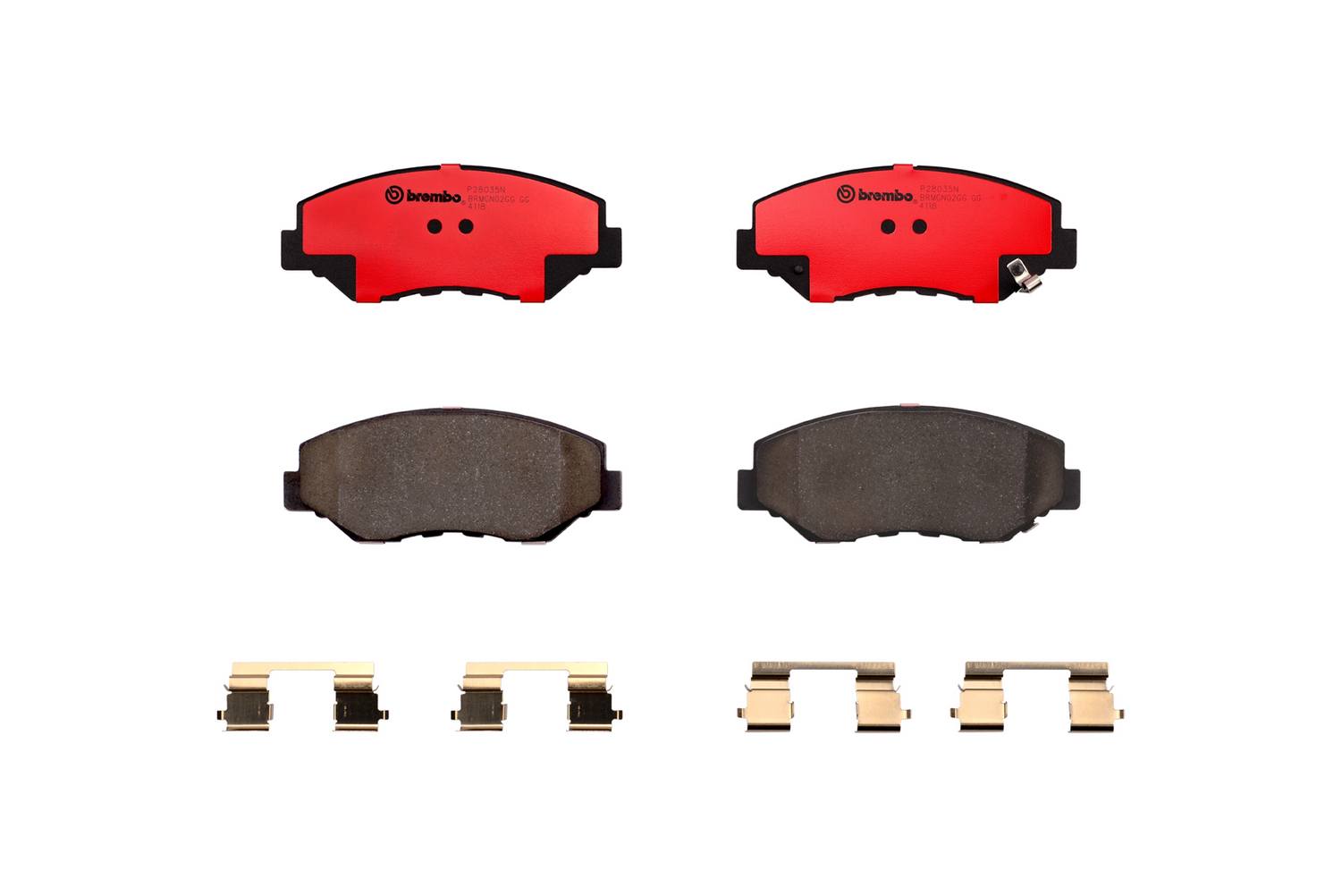 Honda Disc Brake Pad and Rotor Kit - Front (300mm) (Ceramic) Brembo