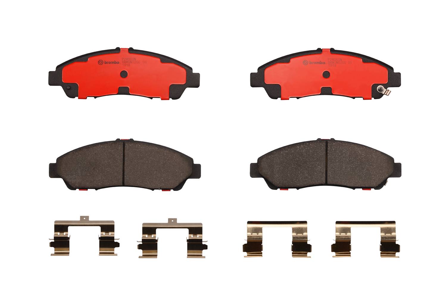 Acura Disc Brake Pad Set - Front (Ceramic) 45022SZAA01 Brembo