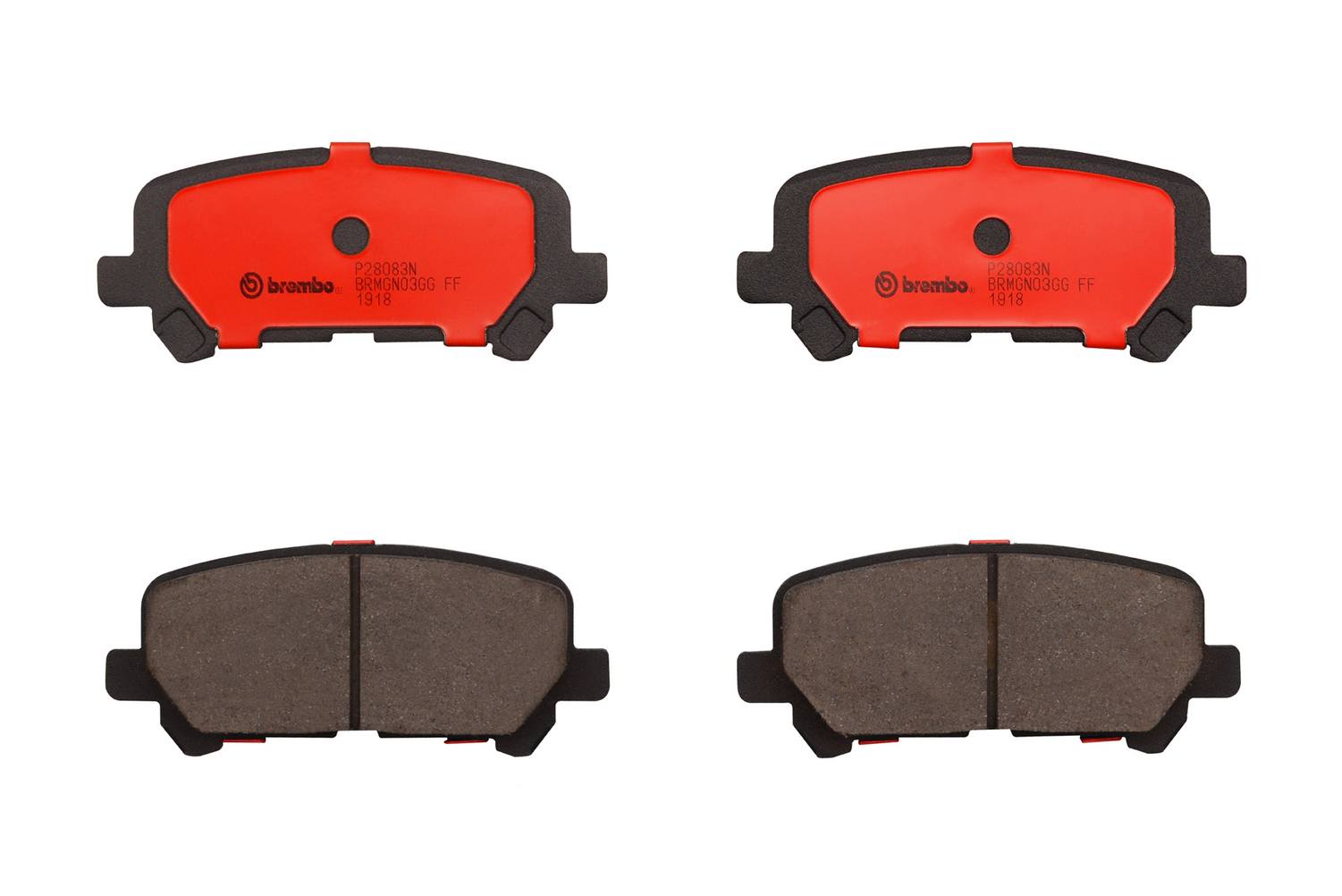 Honda Disc Brake Pad Set - Rear (Ceramic) 43022SZAA11 Brembo