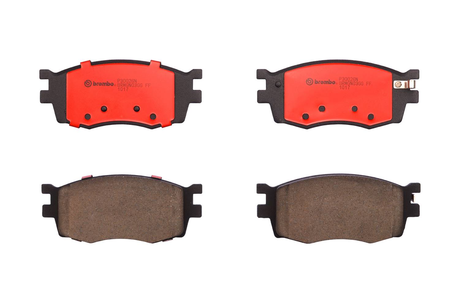 Kia Hyundai Disc Brake Pad Set - Front (Ceramic) 581011GA00 Brembo