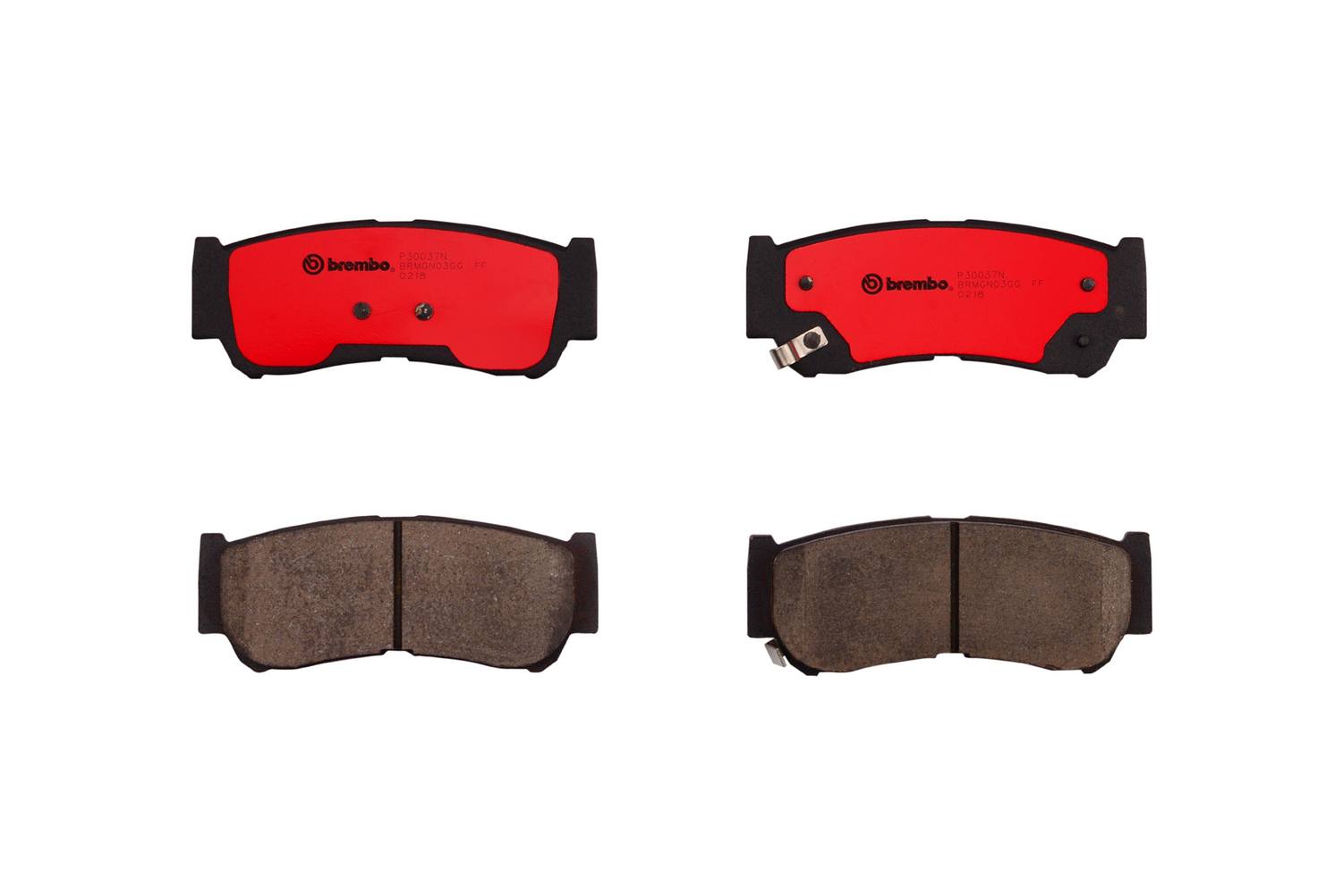 Hyundai Disc Brake Pad Set - Rear (Ceramic) 583022BA41 Brembo