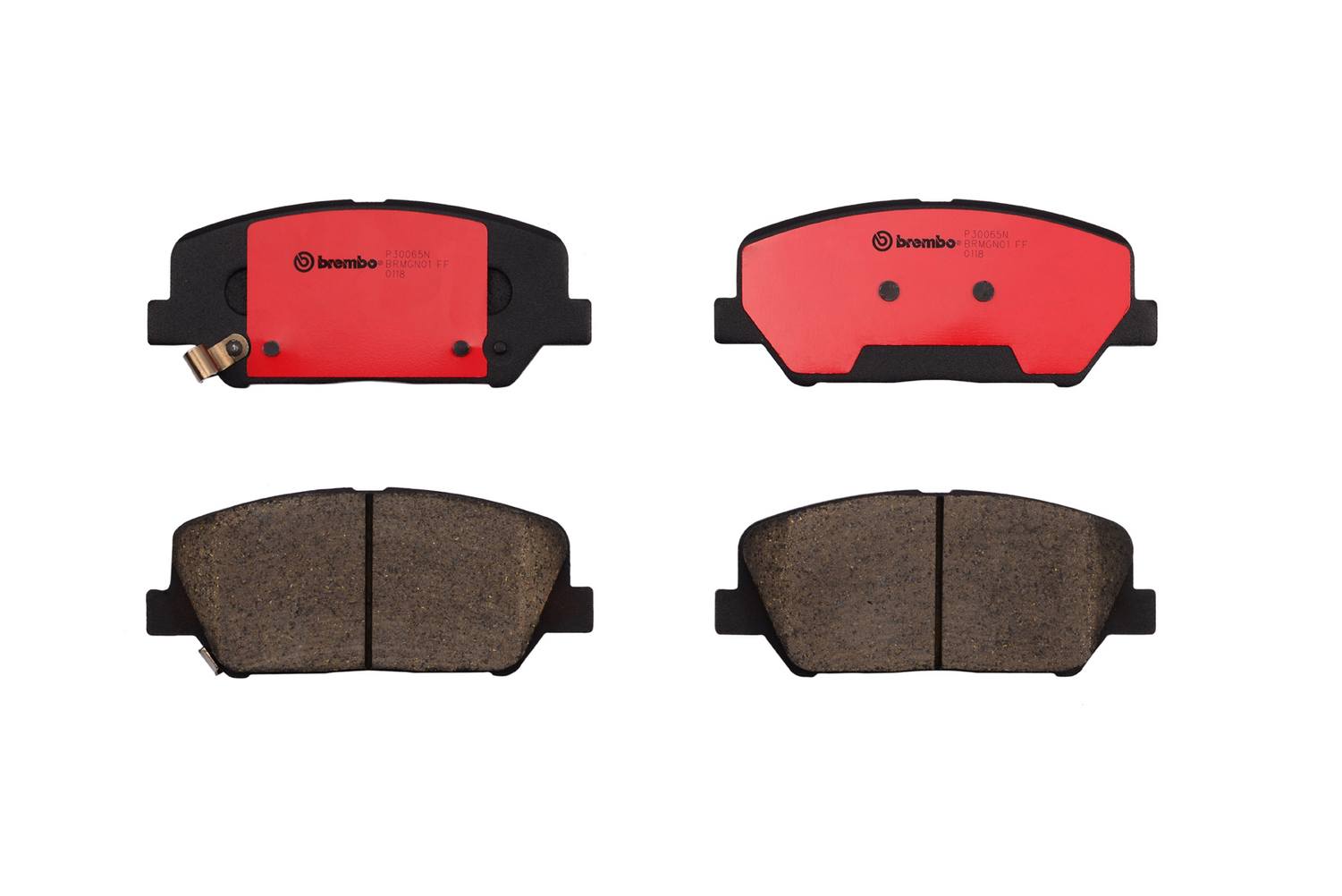 Kia Hyundai Disc Brake Pad Set - Front (Ceramic) 58101A7A20 Brembo