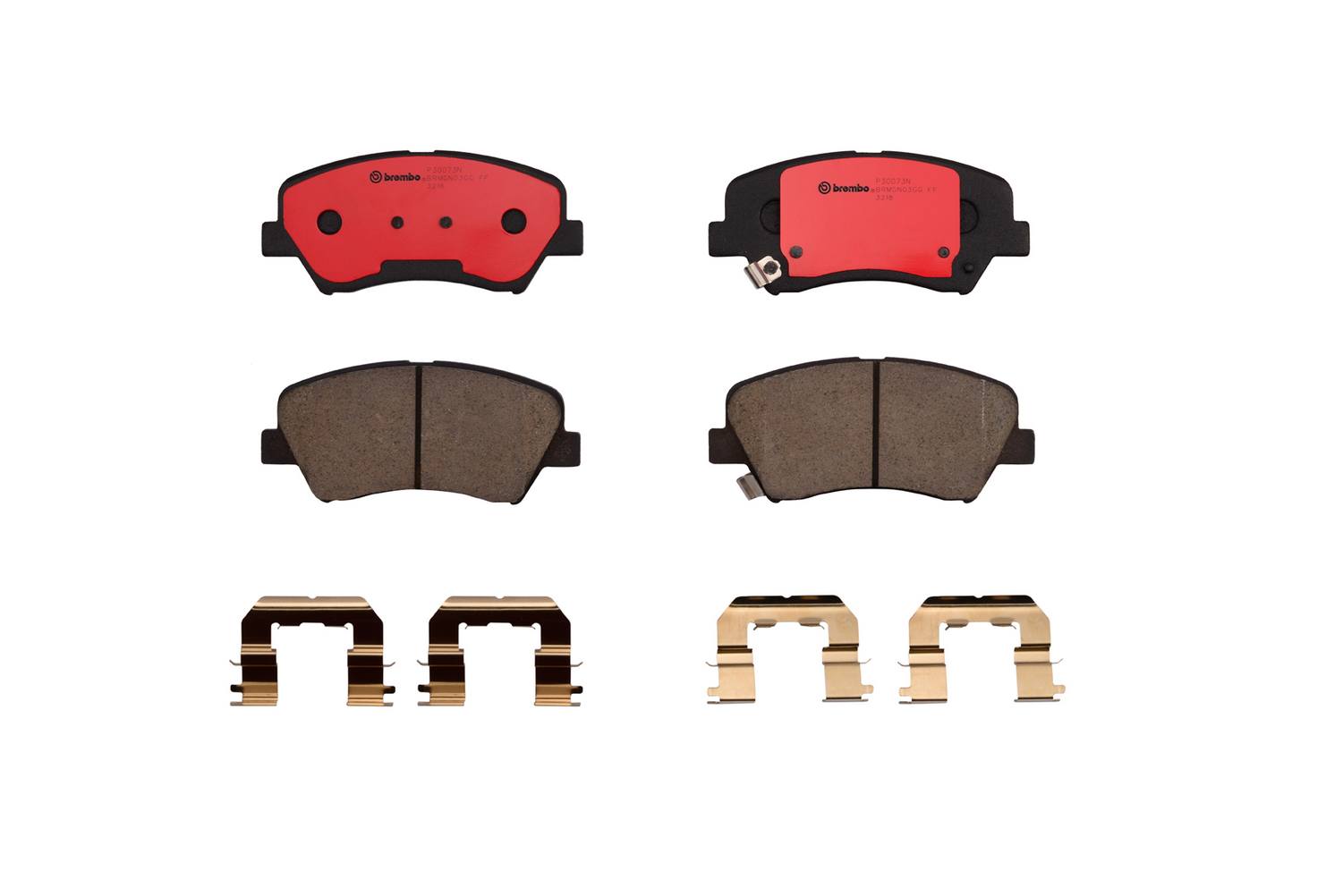 Kia Hyundai Disc Brake Pad Set - Front (Ceramic) 58101A7A00 Brembo