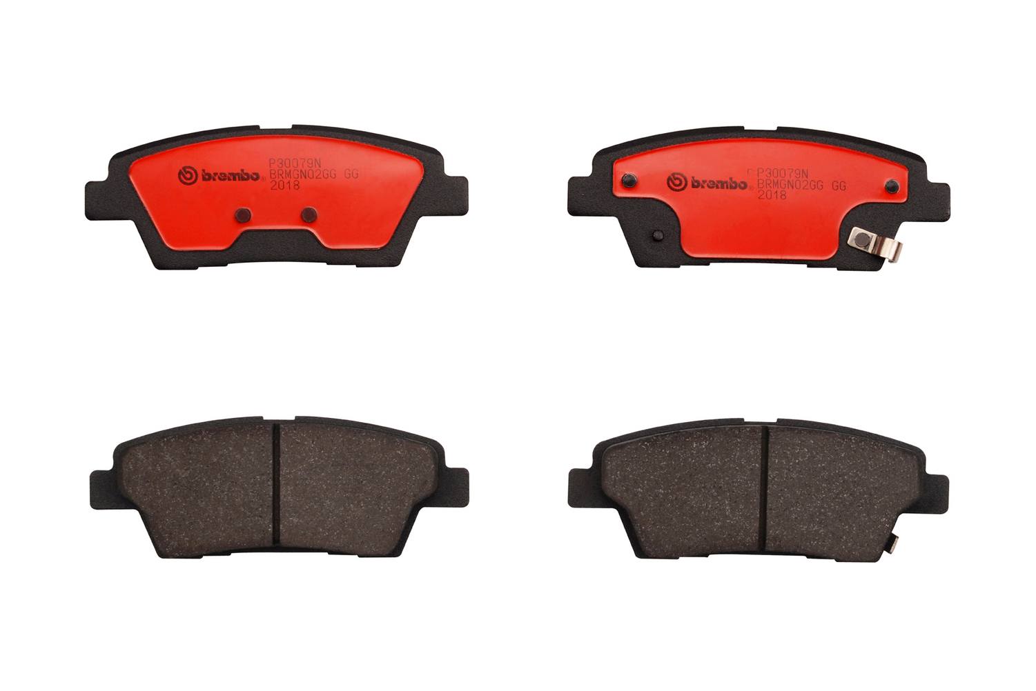 Kia Genesis Hyundai Disc Brake Pad Set - Rear (Ceramic) 583023MA30 Brembo