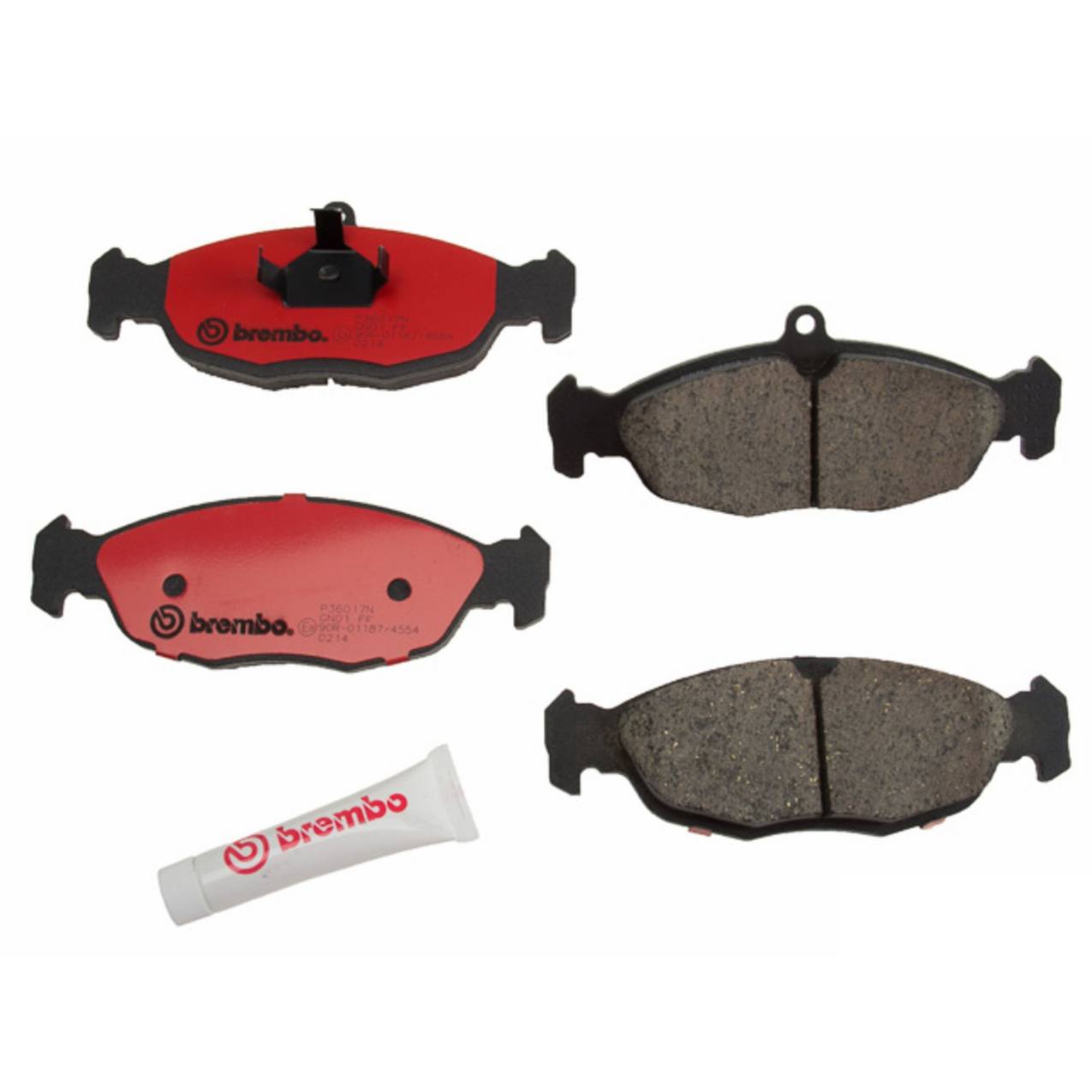 Jaguar Disc Brake Pad Set - Rear (Ceramic) JLM21344 Brembo