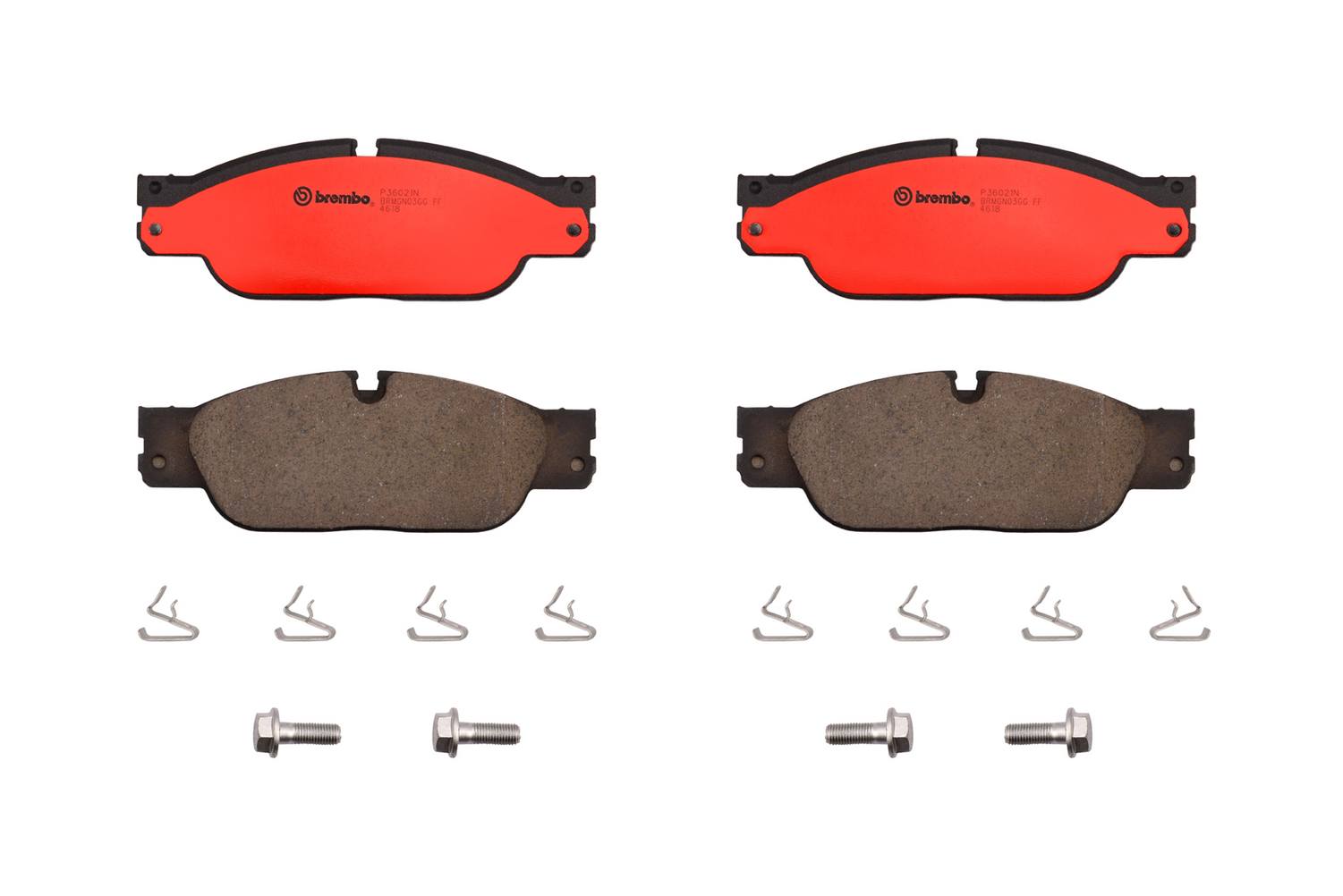 Jaguar Disc Brake Pad Set - Front (Ceramic) C2C23786 Brembo