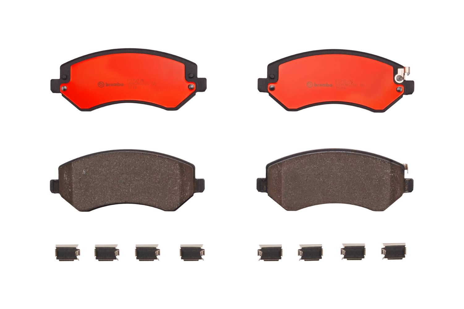 Chrysler Dodge Jeep Disc Brake Pad Set - Front (Ceramic) 5139899AA Brembo