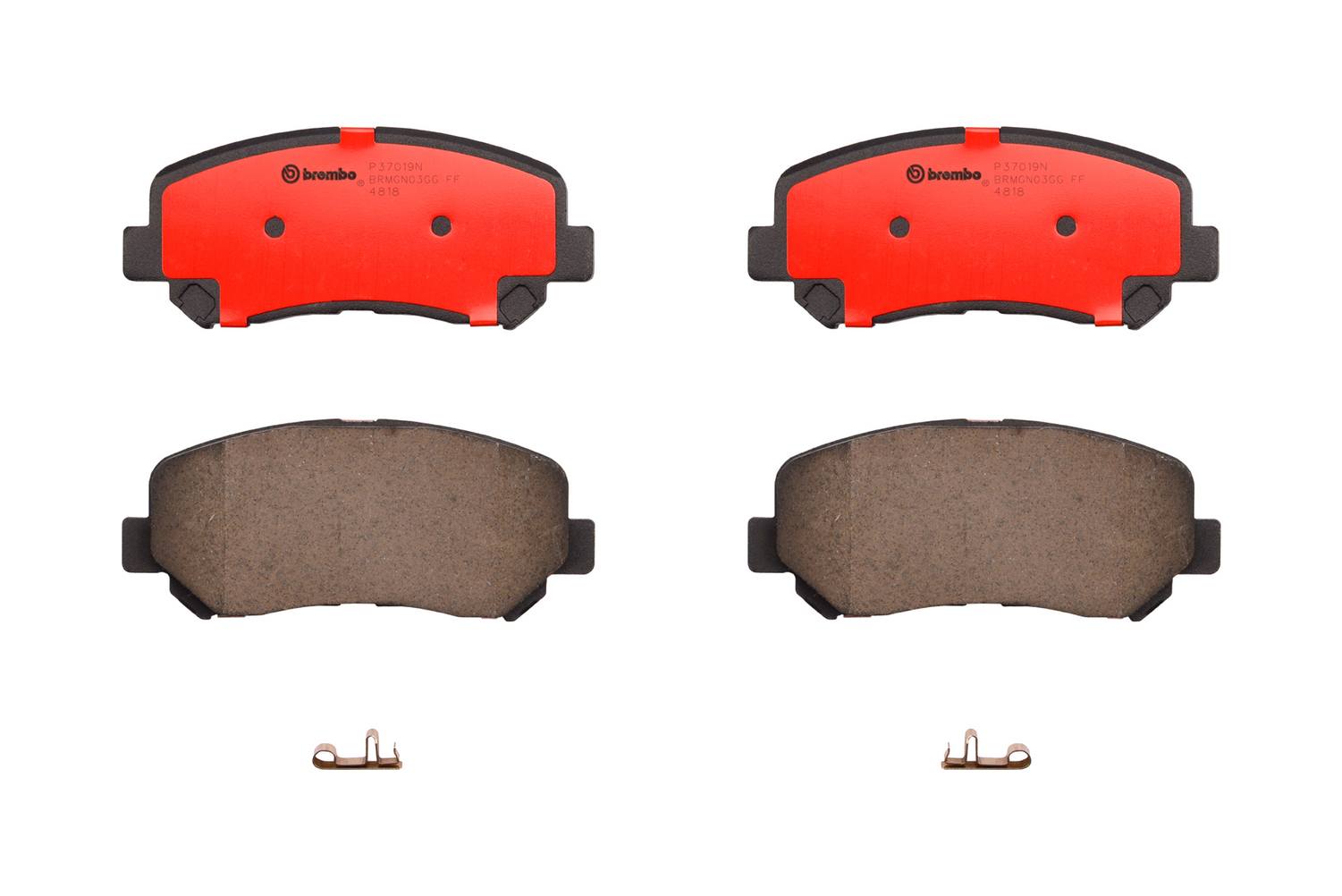 Chrysler Jeep Disc Brake Pad Set - Front (Ceramic) 68240669AB Brembo