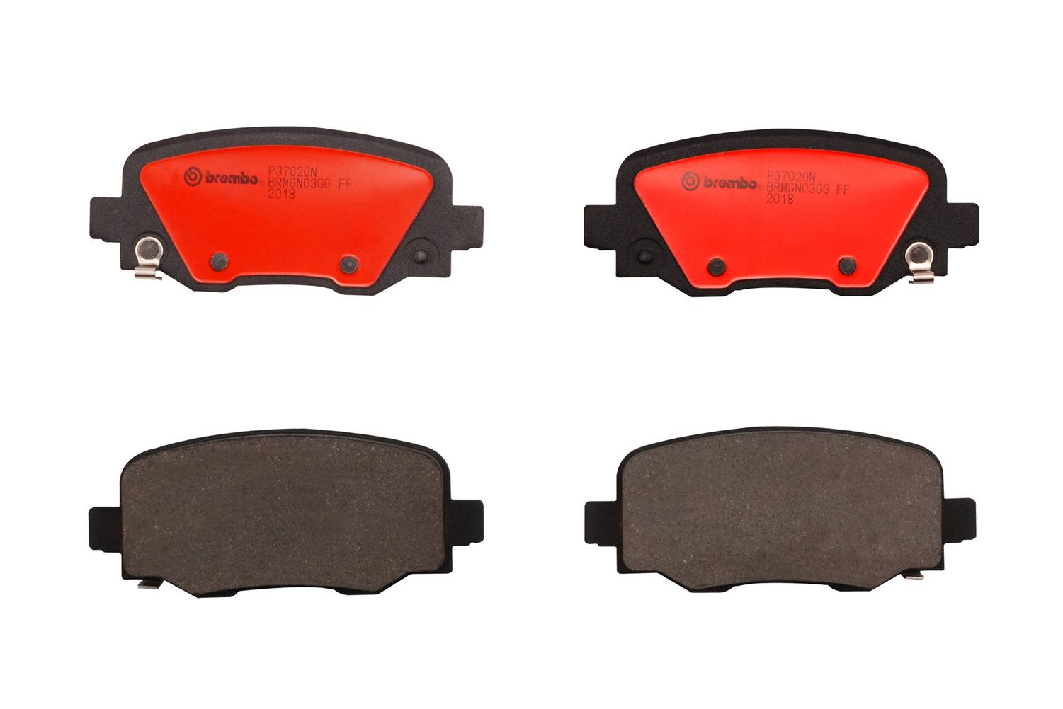 Chrysler Jeep Disc Brake Pad Set - Rear (Ceramic) 68225301AD Brembo