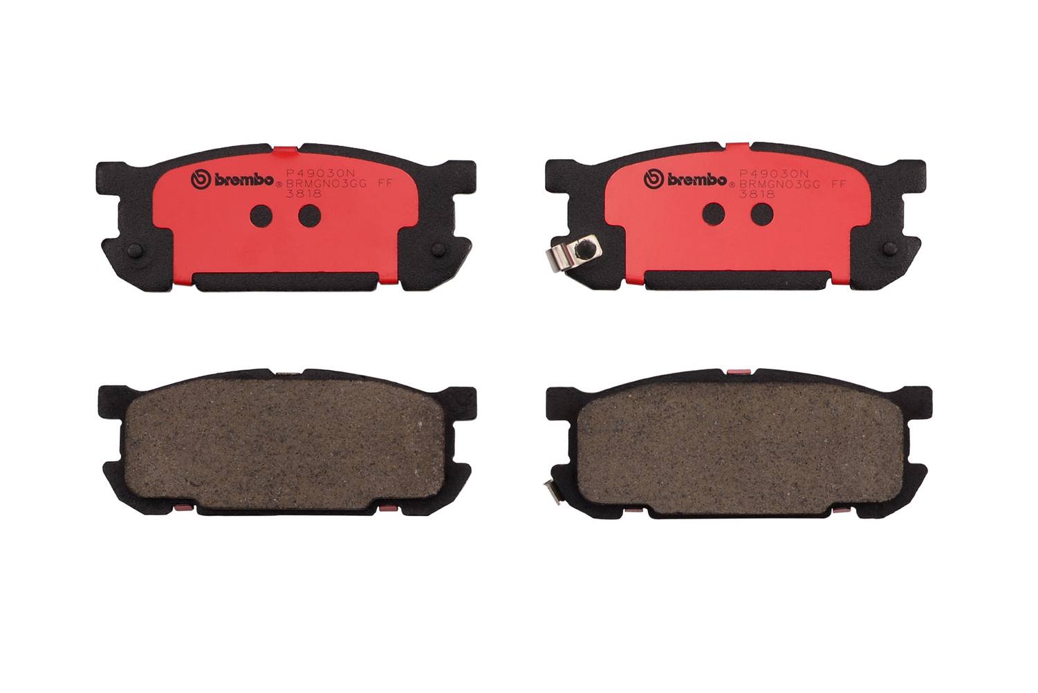 Mazda Disc Brake Pad Set - Rear (Ceramic) NCY32648ZA Brembo