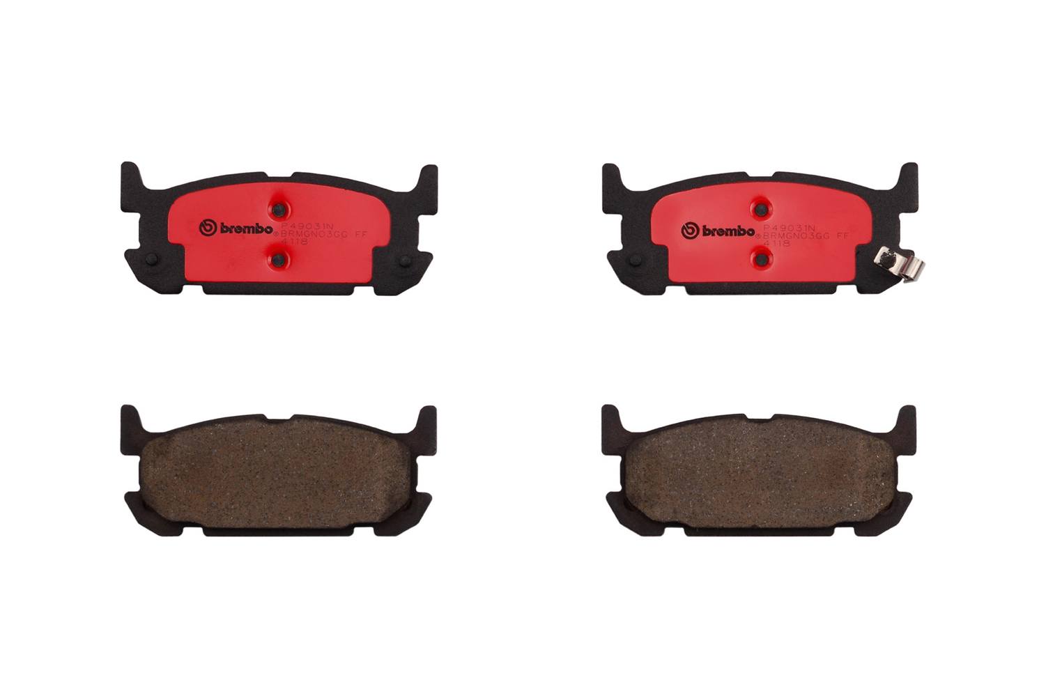 Mazda Disc Brake Pad Set - Rear (Ceramic) NCY32643ZA Brembo