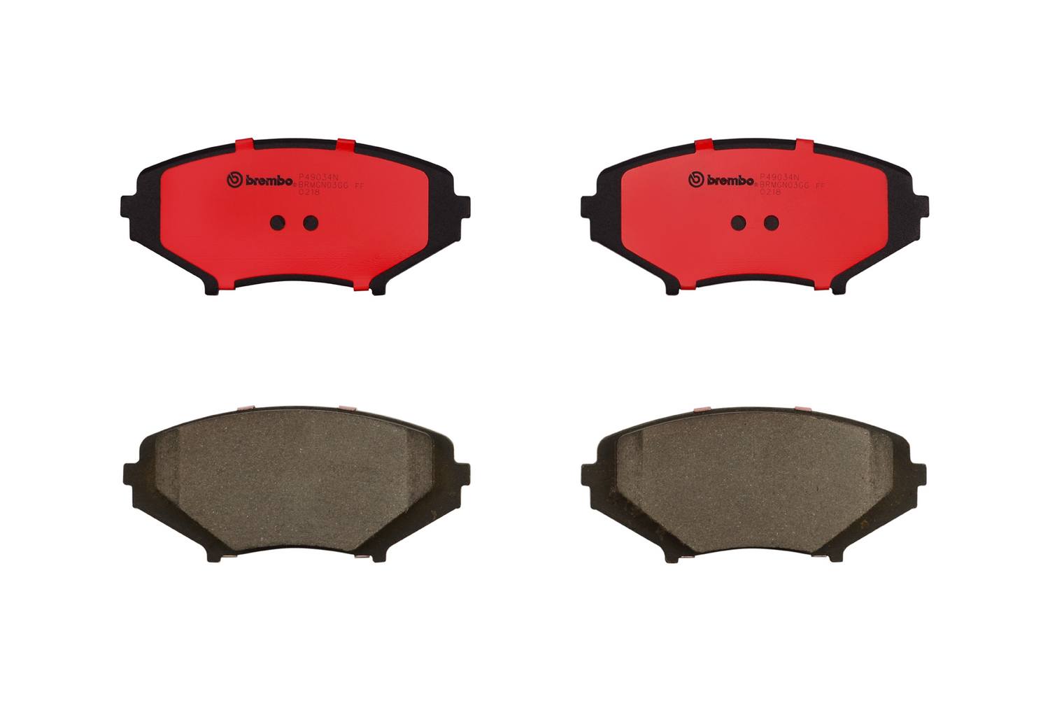 Mazda Disc Brake Pad Set - Front (Ceramic) F1Y73323Z Brembo