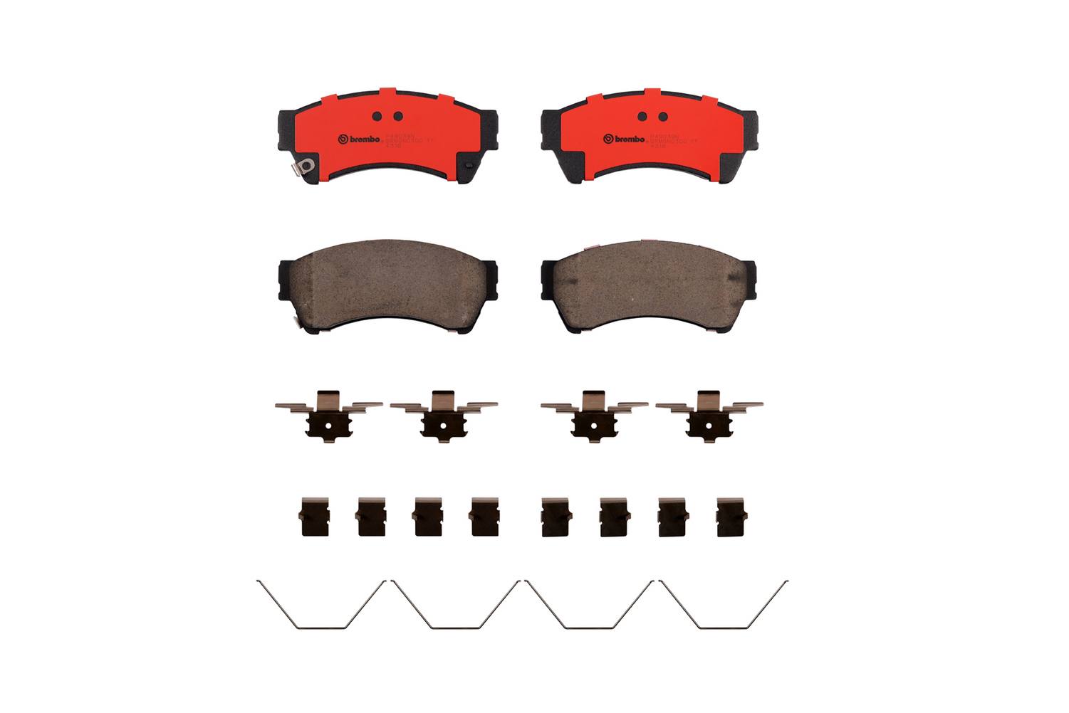 Ford Lincoln Mazda Disc Brake Pad Set - Front (Ceramic) 9E5Z2001A Brembo