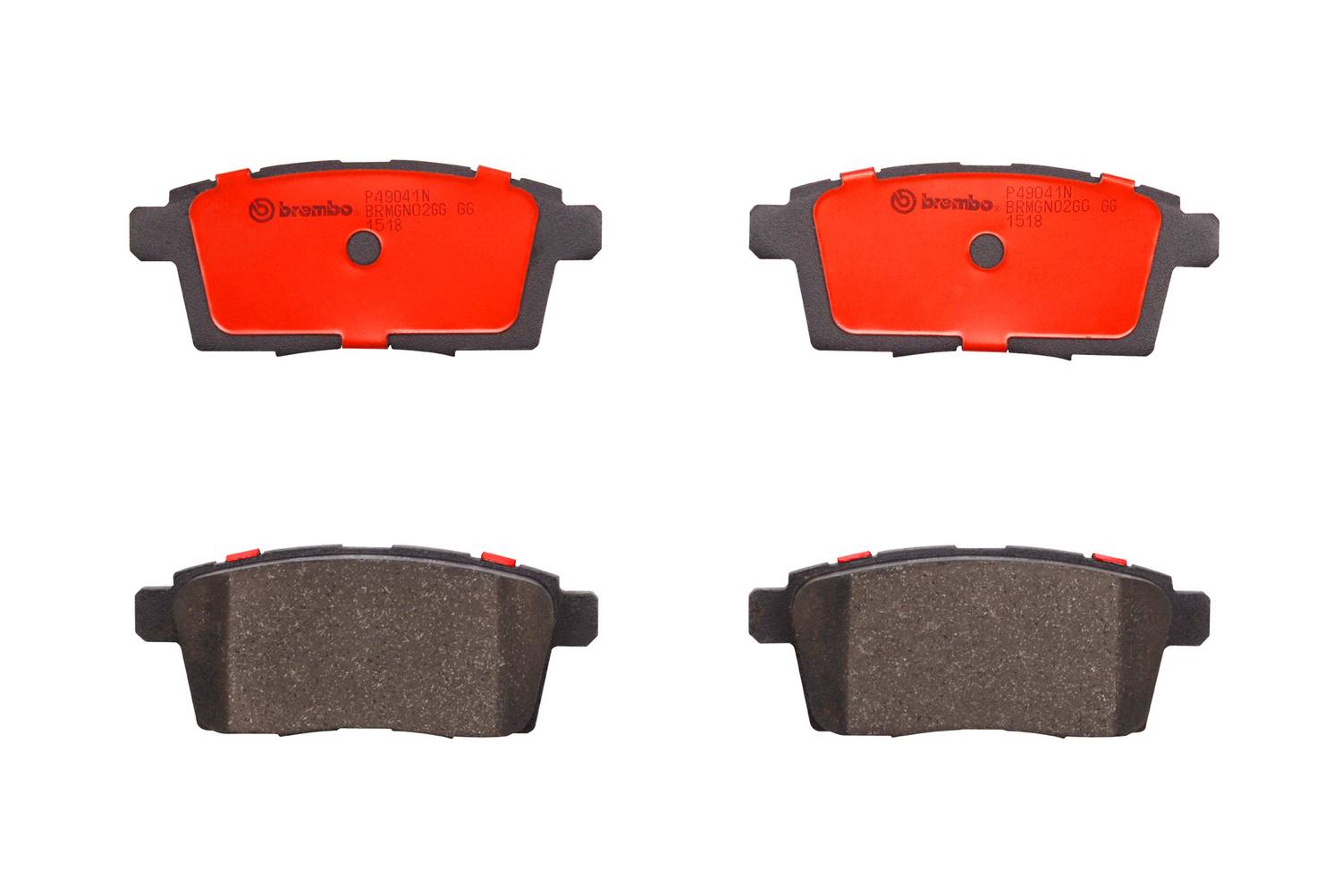 Ford Lincoln Mazda Disc Brake Pad Set - Rear (Ceramic) 7T4Z2V200AA Brembo