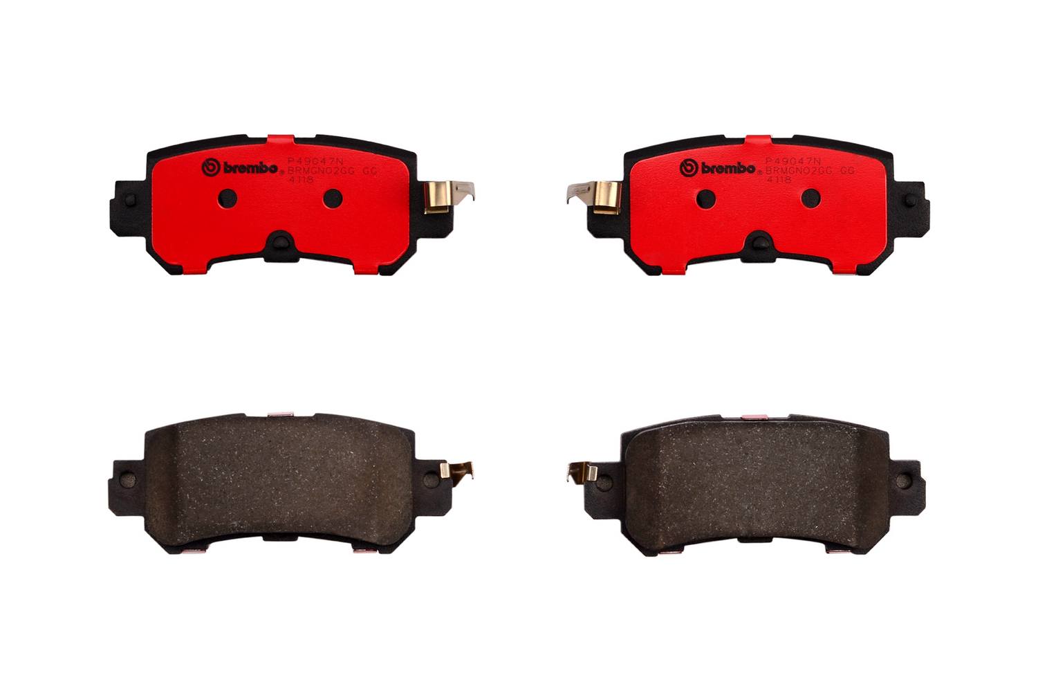 Mazda Disc Brake Pad Set - Rear (Ceramic) K0Y12648ZC Brembo