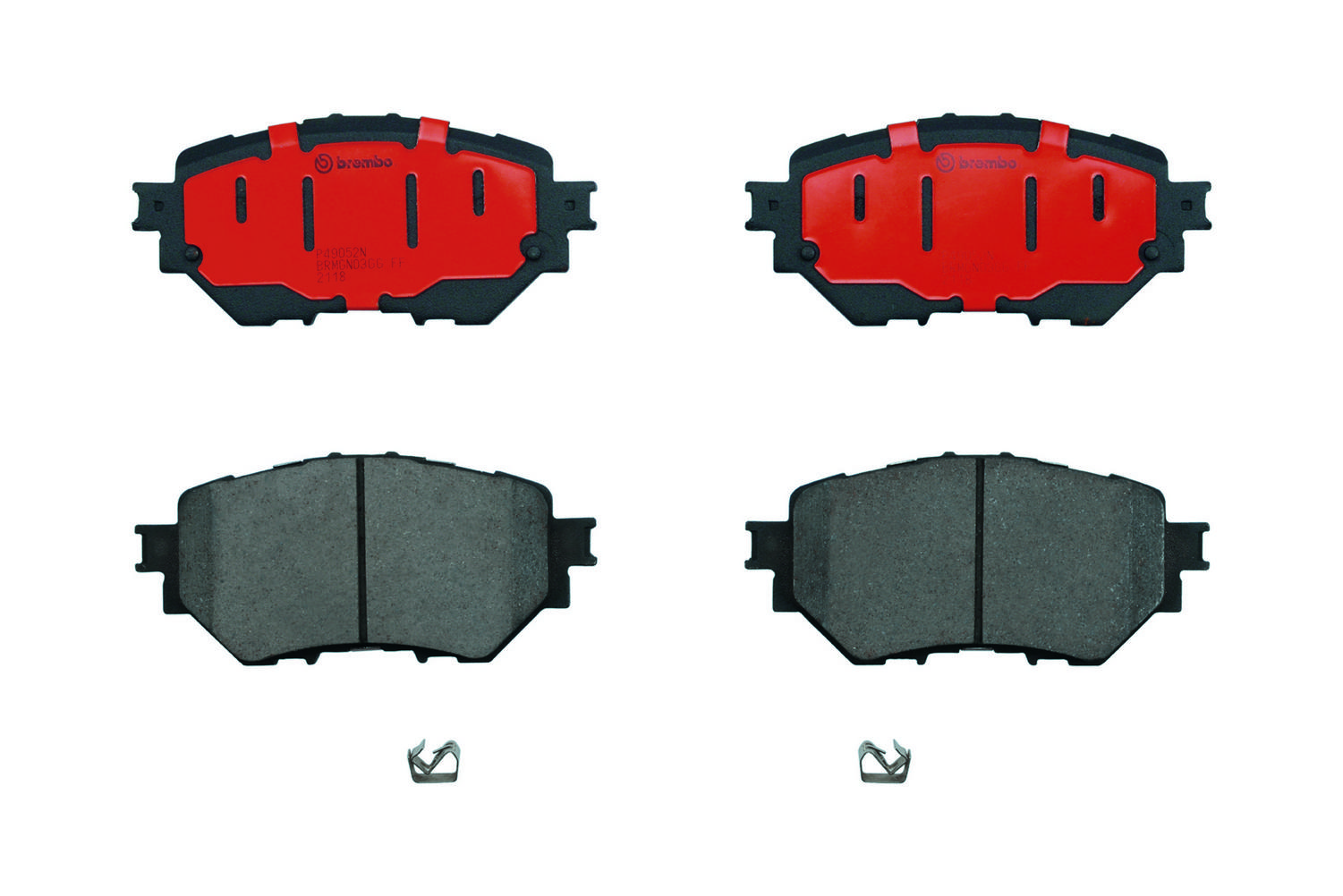 Mazda Disc Brake Pad Set - Front (Ceramic) BJY73328ZA Brembo