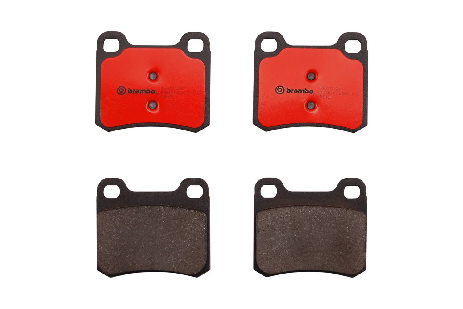 Mercedes Disc Brake Pad Set - Rear (Ceramic) 0004209820 Brembo