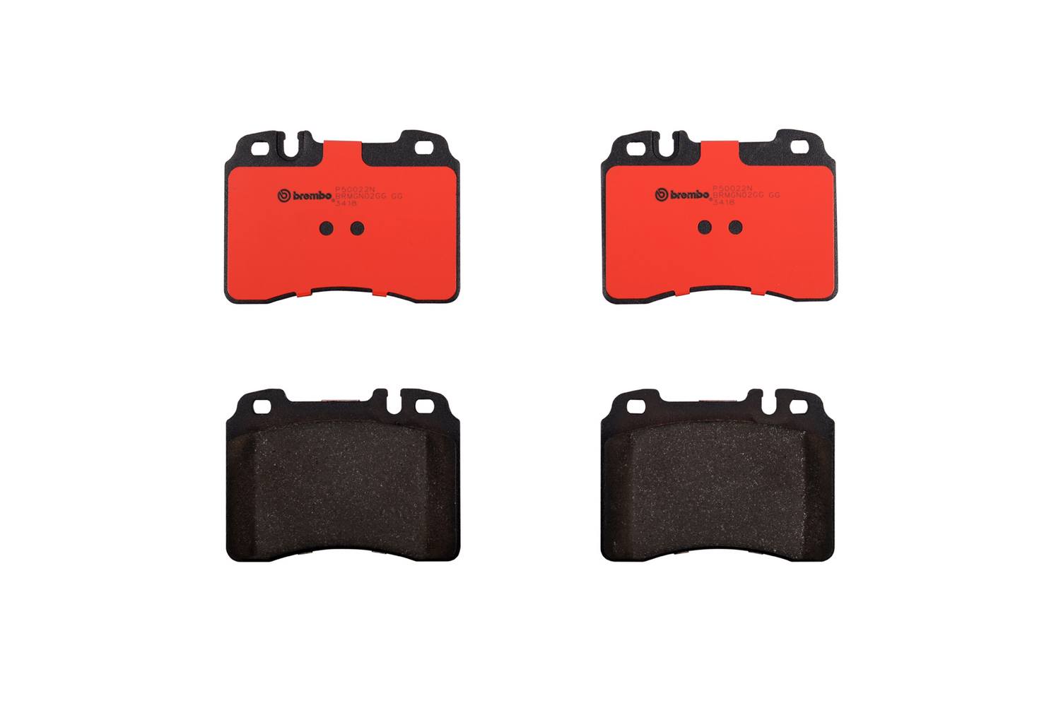 Mercedes Disc Brake Pad Set - Front (Ceramic) 005420022041 Brembo