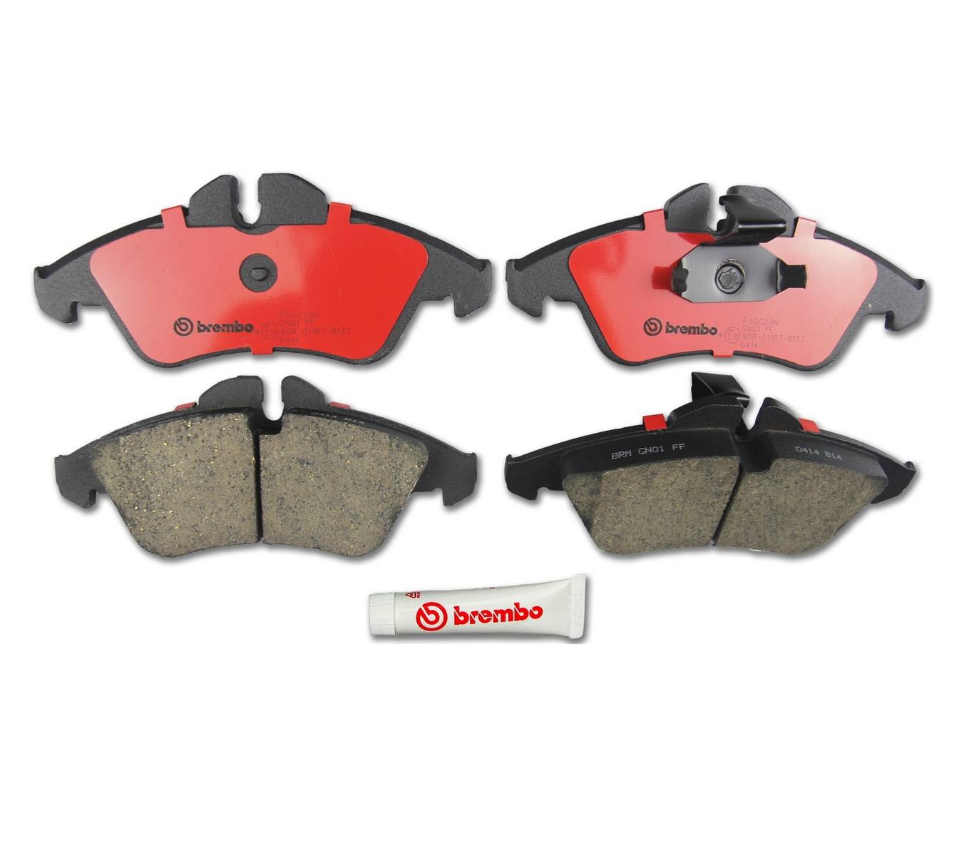 Dodge Disc Brake Pad Set - Front (Ceramic) 5103794AA Brembo