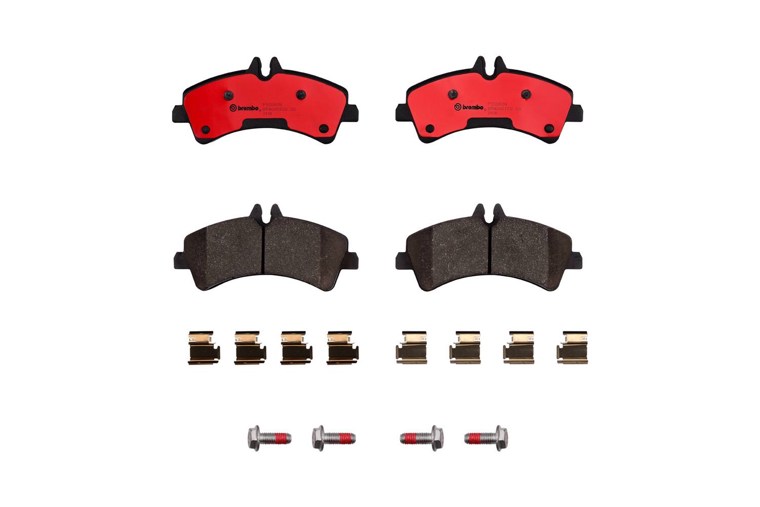 Mercedes Dodge Disc Brake Pad Set - Rear (Ceramic) 0064204520 Brembo