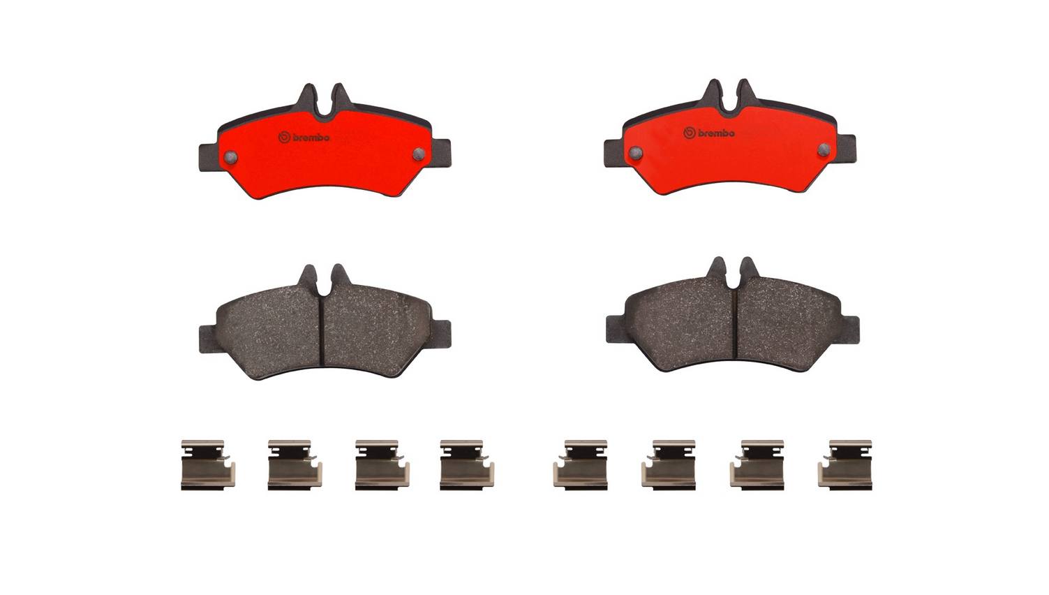 Mercedes Dodge Disc Brake Pad Set - Rear (Ceramic) 0084205120 Brembo