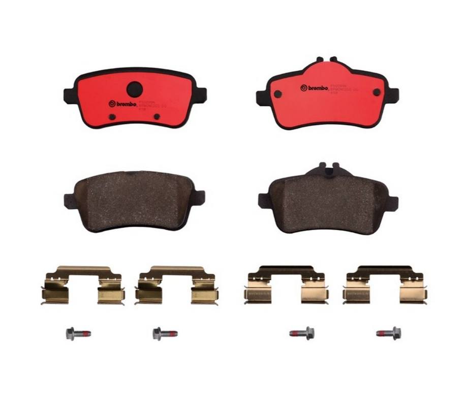 Mercedes Disc Brake Pad and Rotor Kit - Rear (325mm) (Ceramic) Brembo