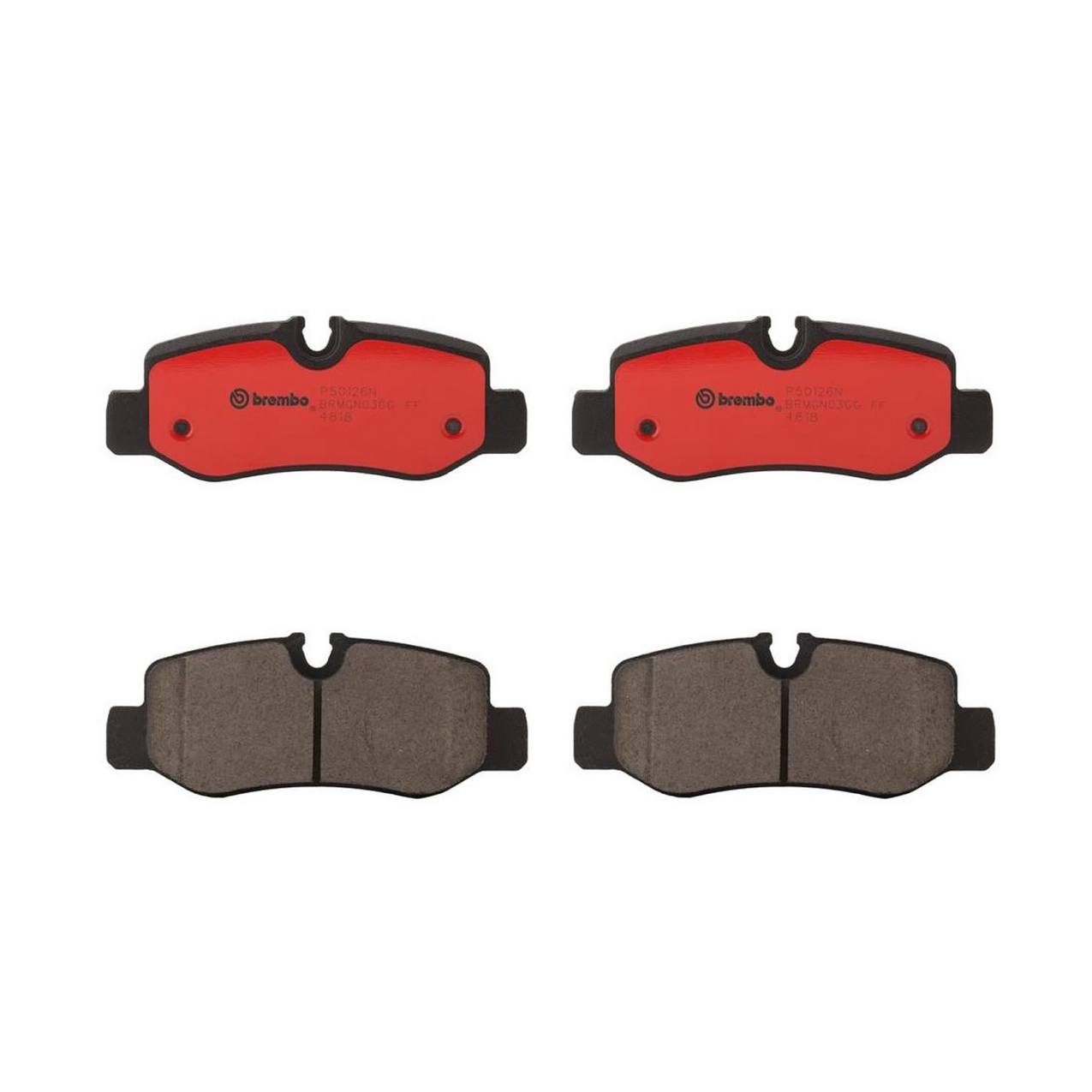 Mercedes Disc Brake Pad Set - Rear (Ceramic) A4474200320 Brembo