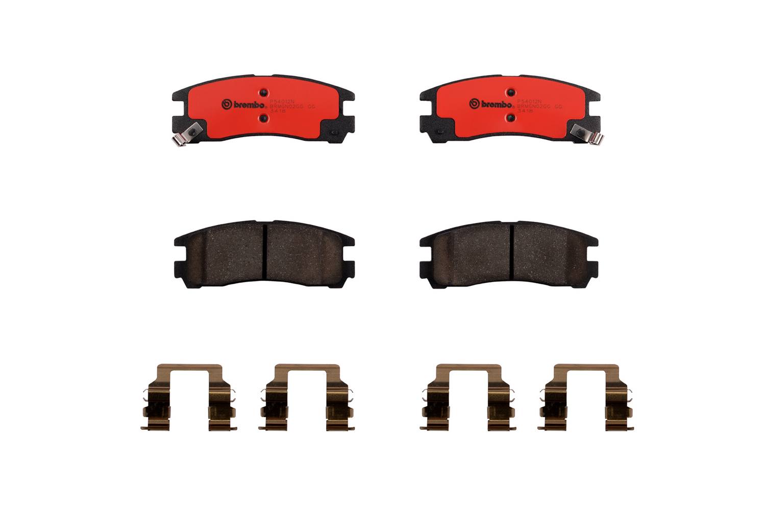 Dodge Chrysler Eagle Disc Brake Pad Set - Rear (Ceramic) MR569780 Brembo