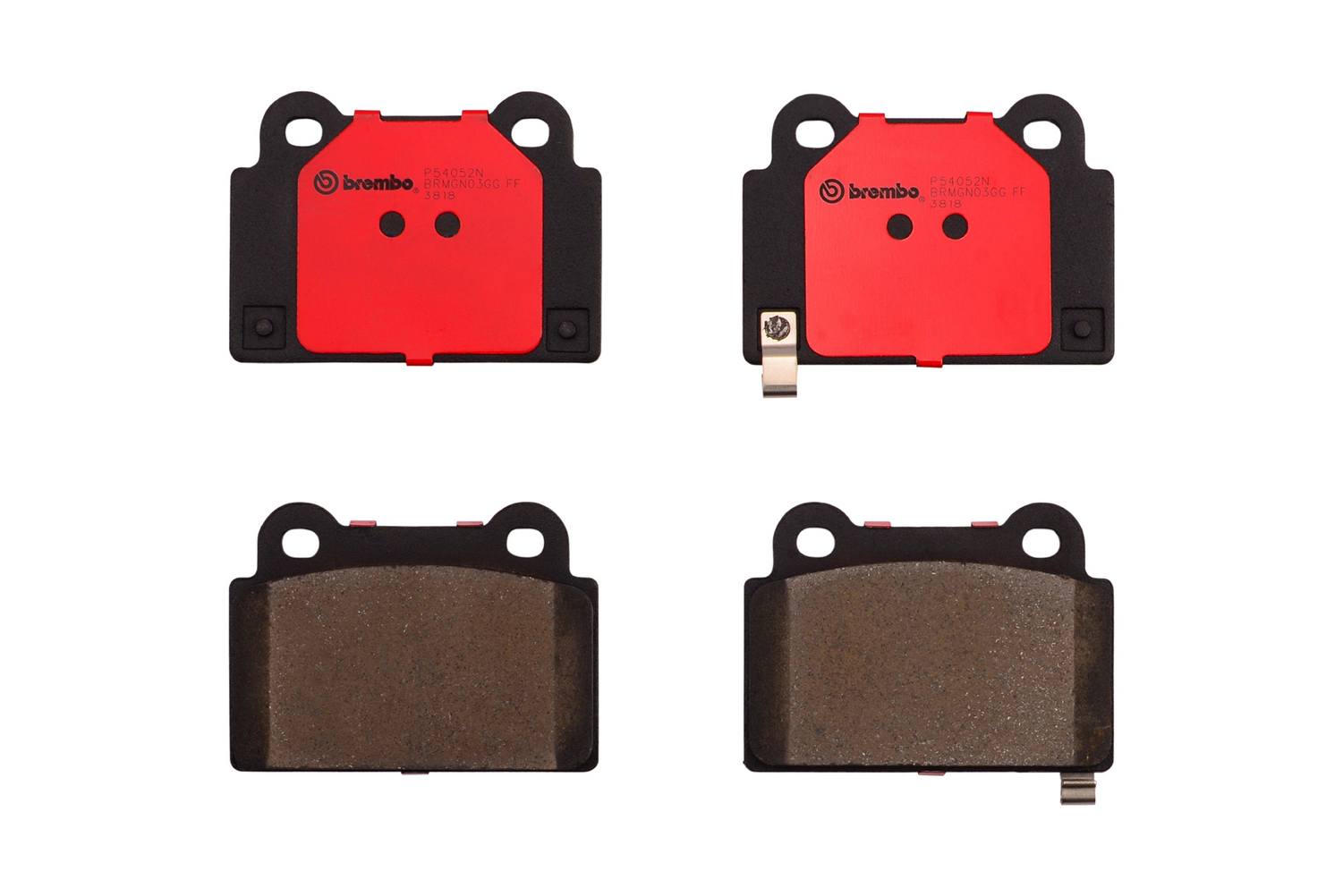 Mitsubishi Disc Brake Pad Set - Rear (Ceramic) 4605A584 Brembo