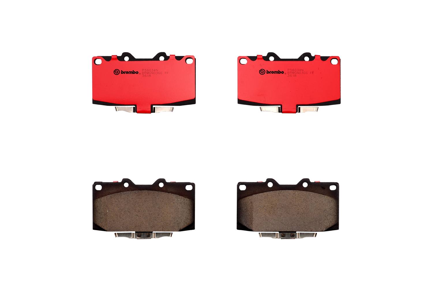 Nissan Subaru Disc Brake Pad Set - Front (Ceramic) D106030P90 Brembo