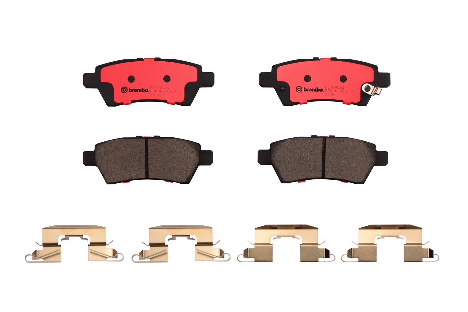 Nissan Disc Brake Pad Set - Rear (Ceramic) 44060EA091 Brembo