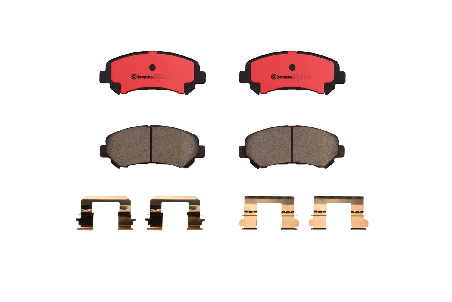 Nissan Disc Brake Pad and Rotor Kit - Front (296mm) (Ceramic) Brembo