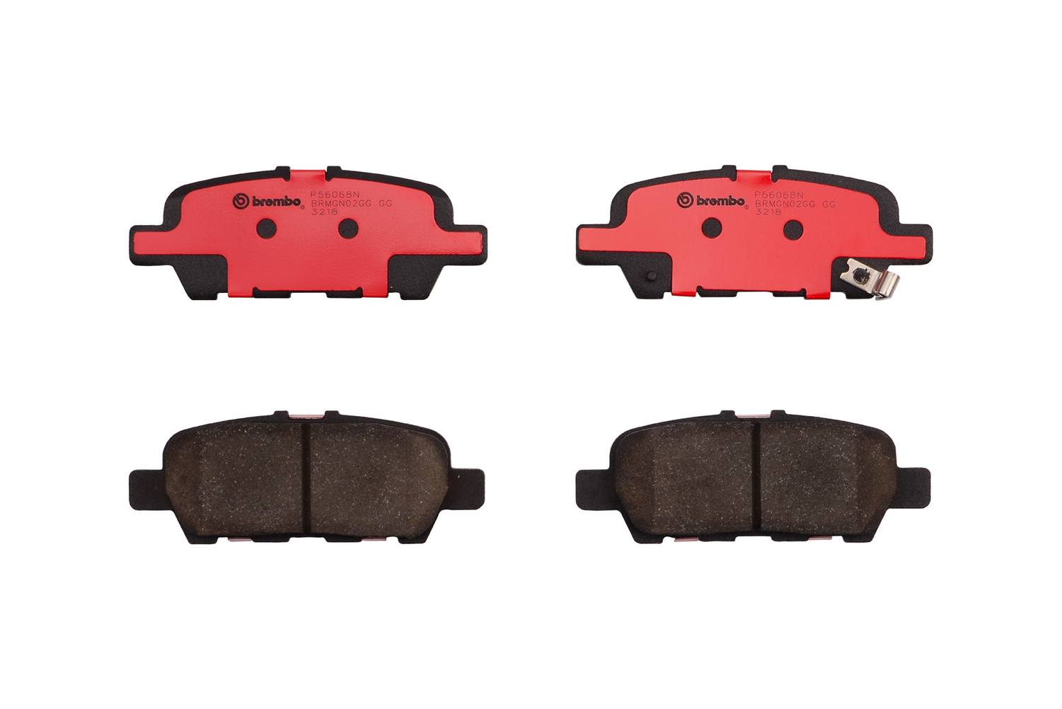 Nissan Suzuki Disc Brake Pad Set - Rear (Ceramic) D4M609N00B Brembo