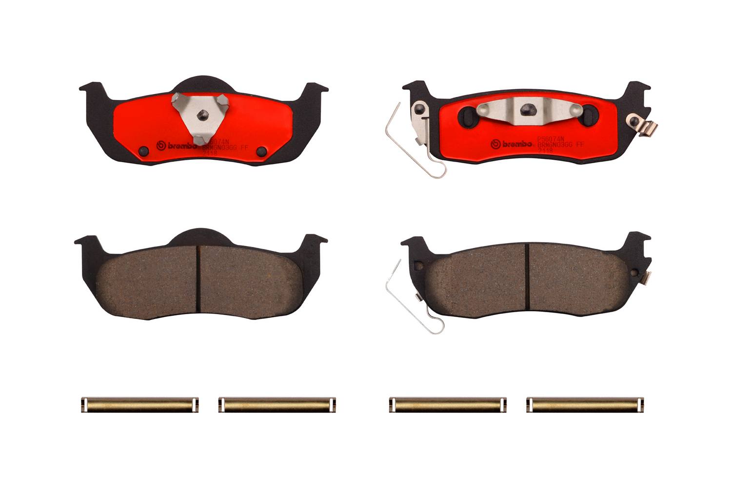 Nissan Infiniti Disc Brake Pad Set - Rear (Ceramic) D40609FE0A Brembo