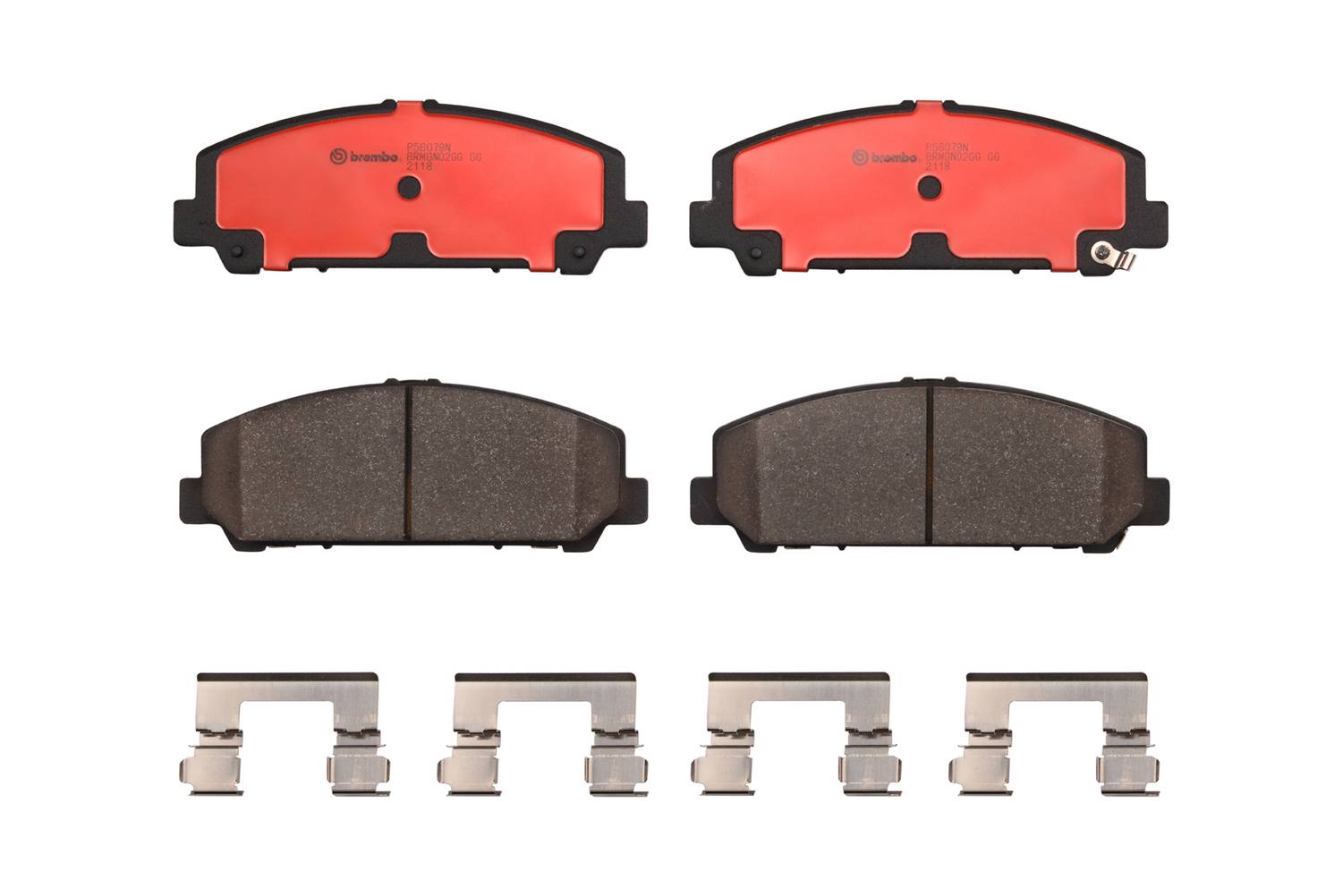 Nissan Infiniti Suzuki Disc Brake Pad Set - Front (Ceramic) D1609FE0A Brembo