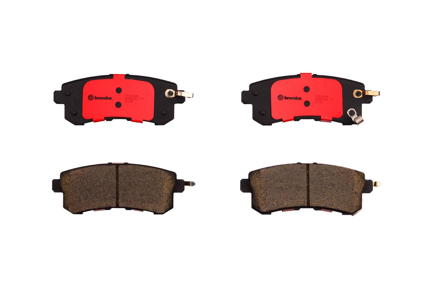 Nissan Infiniti Disc Brake Pad Set - Rear (Ceramic) D40601LB8E Brembo