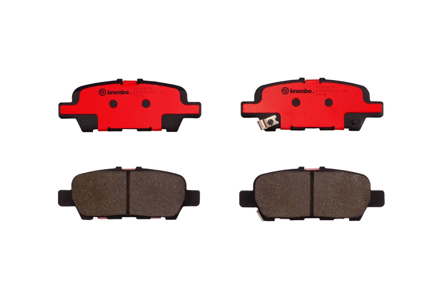 Nissan Infiniti Disc Brake Pad Set - Rear (Ceramic) D4M609N00B Brembo