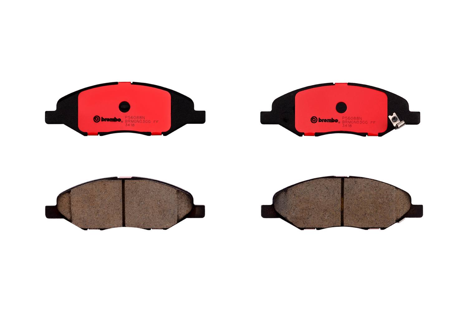 Nissan Disc Brake Pad Set - Front (Ceramic) 41060AX086 Brembo