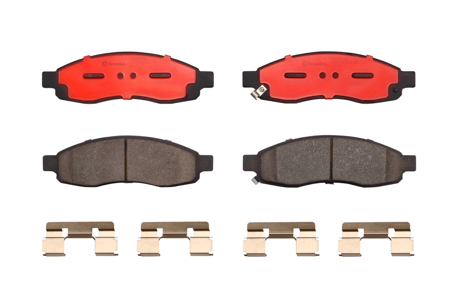 Nissan Infiniti Disc Brake Pad Set - Front (Ceramic) D1060ZC027 Brembo