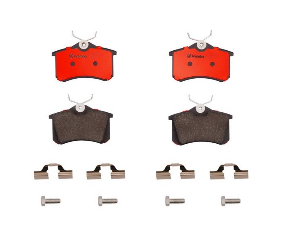 Volkswagen Disc Brake Pad Set - Rear (Ceramic) 1H0698451H Brembo