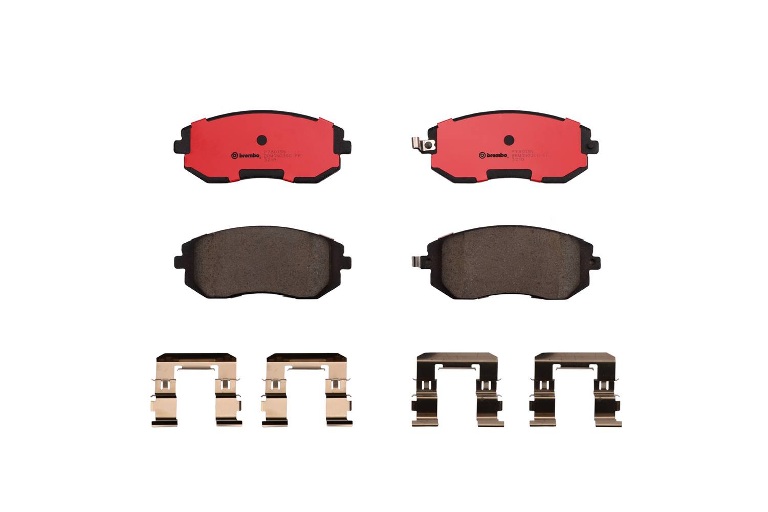 Saab Subaru Disc Brake Pad Set - Front (Ceramic) 32006166 Brembo