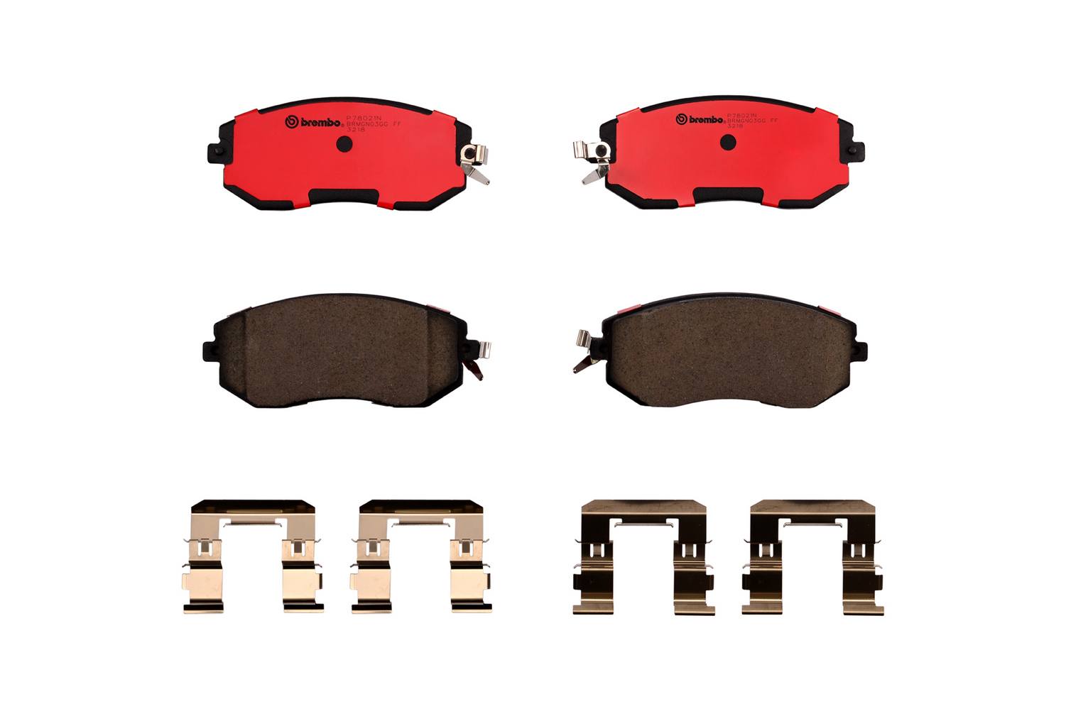 Subaru Scion Disc Brake Pad Set - Front (Ceramic) 26296SC011 Brembo