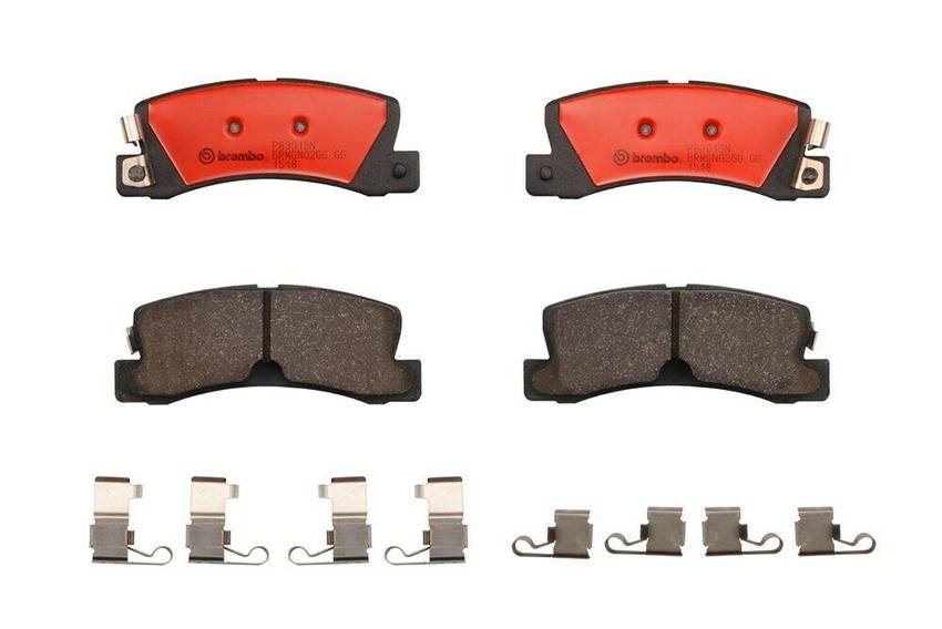 Toyota Lexus Disc Brake Pad Set - Rear (Ceramic) 0449233010 Brembo