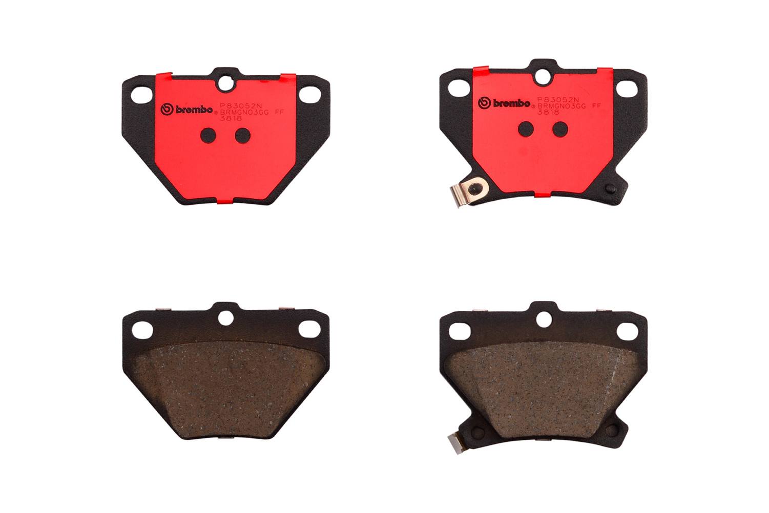 Toyota Pontiac Disc Brake Pad Set - Rear (Ceramic) 04466YZZD5 Brembo