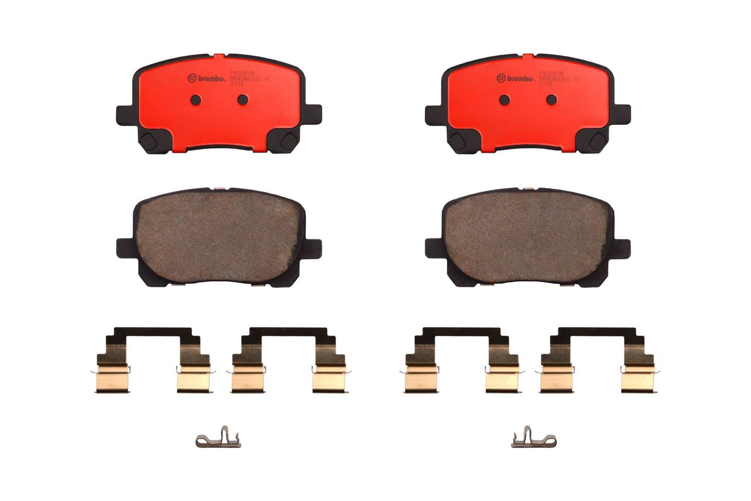 Toyota Pontiac Disc Brake Pad Set - Front (Ceramic) 0446502080 Brembo