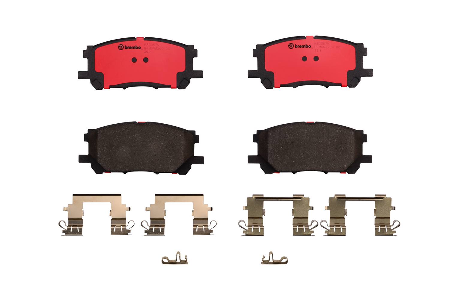 Toyota Lexus Disc Brake Pad Set - Front (Ceramic) 0446548100 Brembo